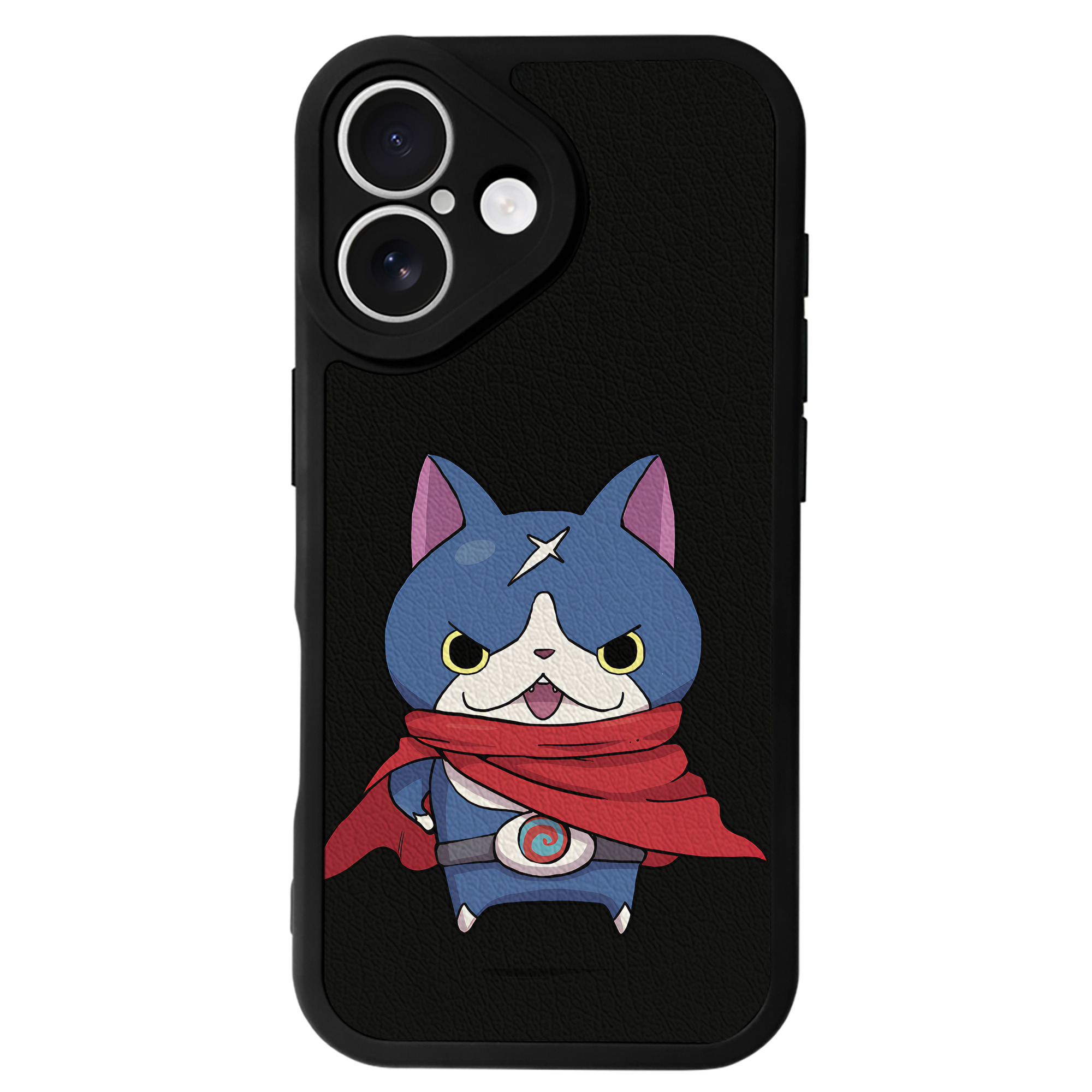 （画像用） 妖怪ウォッチ Yo-kai Watch 【iPhone 16シリーズ対応】シリコンスマホケース（レザー調） 材質：シリコン